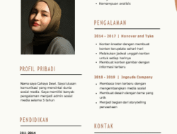 Download File CV Kosong Format Word, 50+ Template CV Lamaran Kerja